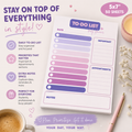 5"x7" To-Do List Notepad